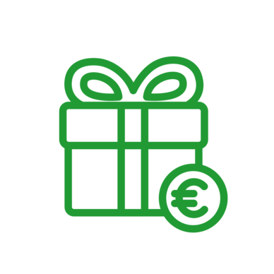 Piktogramm Benefit Weihnachts- und Urlaubsgeld